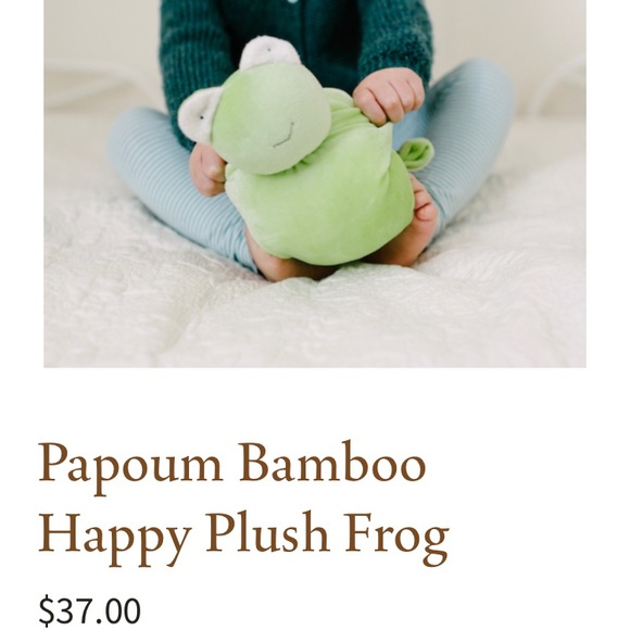 Papoum Papoum Cuddly Friends Frog - Picture 2 of 3